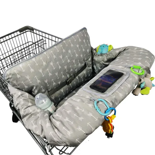 ICOPUCA Funda para Carrito de Compras para Bebé Niño Niña, Diseño Antideslizante, Funda de Algodón para Silla Alta, Lavable a Máquina para Bebés,