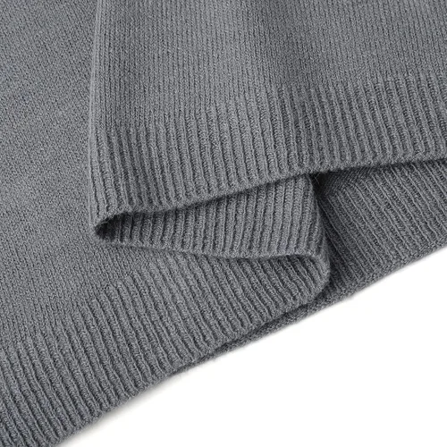 Miniatura 78 de Fomolom Ponchos para mujer, versátil, ligero, tejido sólido, chal envolvente, bufanda, accesorios para mujer