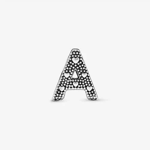 Miniatura 6 de Pandora Jewelry Letter Alphabet Charm - Beautiful Charm Letter for Pandora Charm Bracelets - Silver