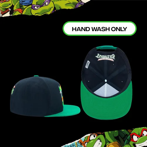 Miniatura 6 de Concept One Unisex-Adult Teenage Mutant Ninja Turtles Baseball Cap, TMNT Adult Skater Snapback Baseball Hat with Flat Brim