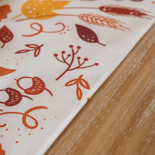 Miniatura 4 de Keketoarrange Camino de mesa de otoño, calabazas de Acción de Gracias, cosecha de otoño, hojas de arce, centro de mesa, decoración de mesa