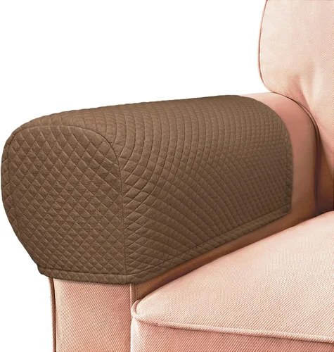 Miniatura 23 de Roytub Fundas para Reposabrazos de Sofá, Fundas para Reposabrazos, Funda Elástica para Reposabrazos para Sofás, Sillón, Sofá de Dos Plazas, Sillón