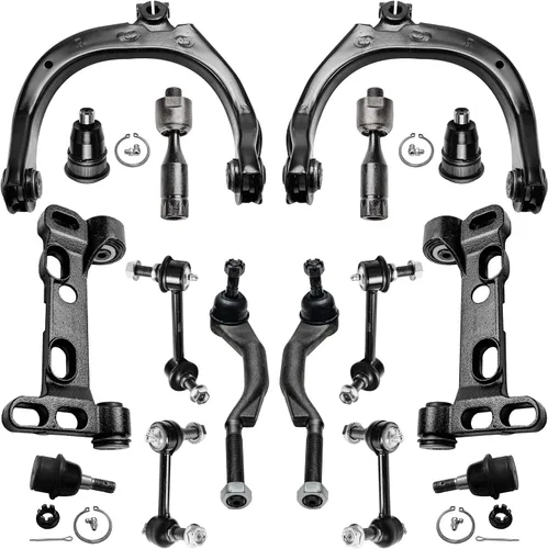 Miniatura 45 de Detroit Axle - Kit de suspensión frontal de 16 piezas para RWD Chrysler 300 Dodge Charger Challenger Magnum 6 brazos de control con rótulas 2