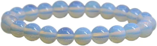 Miniatura 13 de Justinstones Pulsera elástica de cuentas redondas de 0.315 in con gemas semipreciosas, unisex, 7 pulgadas