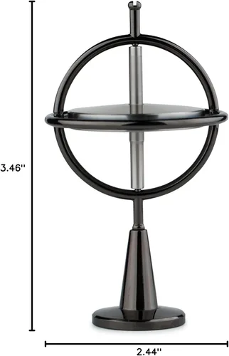 Miniatura 10 de DjuiinoStar Giroscopio de servicio pesado (rotor de acero inoxidable sólido): velocidad inicial 8,000 RPM, robusto y estable; proporciona muy buena