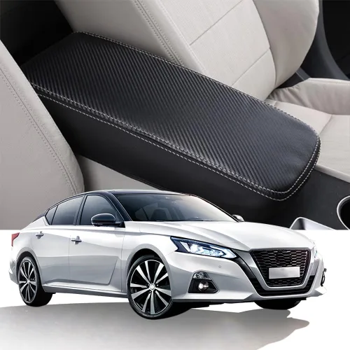 Miniatura 9 de Blazeray Funda de cuero para consola central automotriz para Nissan Altima 2019 2020 2021 2022 2023, de piel, impermeable, antiarañazos, funda