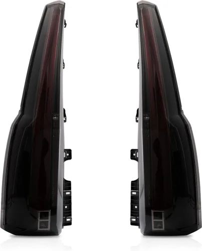 Miniatura 3 de VLAND Conjunto de luces traseras para Chevy Tahoe Suburban 2015-2020, lámpara trasera con DRL y luces antiniebla y señal de giro, enchufar y usar
