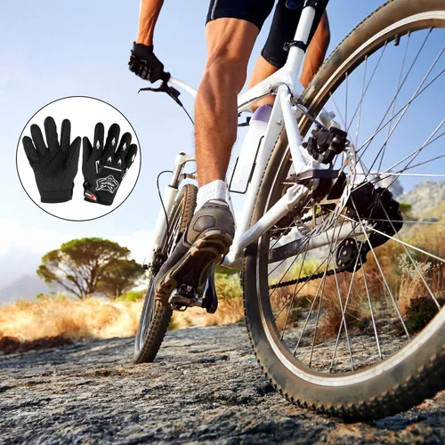 Miniatura 3 de Frienda Guantes deportivos de invierno para niños, guantes de carreras de deportes de potencia, guantes de motocross, guantes de bicicleta sucia