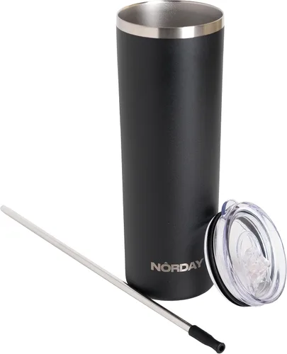 Miniatura 12 de NORDAY Vaso con tapa y popote – Flaco de 22 oz – Amarillo Vaso aislado – Vaso aislado – Vaso de acero inoxidable – Vaso de café de doble pared