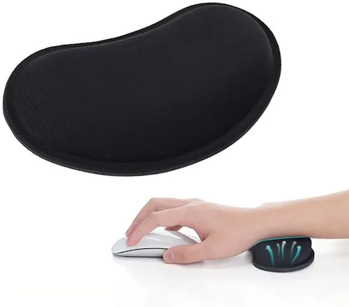 Miniatura 10 de MXCOIRTP Reposamuñecas para mouse, almohadilla ergonómica de espuma viscoelástica para muñeca, almohadilla de soporte para muñeca con base Mármol