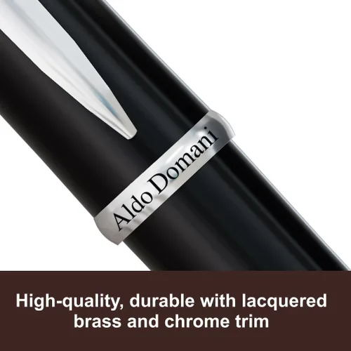 Miniatura 2 de Monteverde USA Aldo Domani - Bolígrafo negro, diseño de lujo inspirado en Italia, experiencia de escritura suave