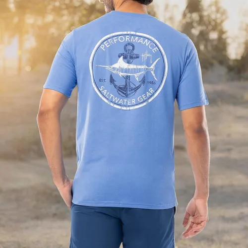 Miniatura 176 de Guy Harvey Camiseta de manga corta Threadcycled para hombre
