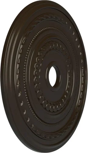 Miniatura 68 de Ekena Millwork CM25COFCS Cole Medallón de Techo, 25 3/8"OD x 3 3/8"ID x 1 3/8"P, pintado a mano Flash Cobre