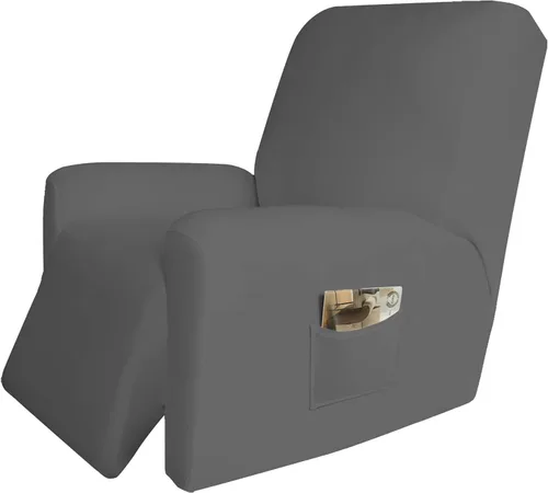 Miniatura 75 de Easy-Going - Funda elástica de microfibra para sofá reclinable seccional, suave vellón ajustable a tu sofá de 2 cuerpos, lavable, protege tus