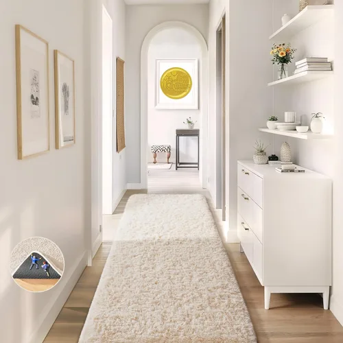 Miniatura 81 de Ophanie Alfombra Verde de Césped, Alfombras de Área para Dormitorio, Alfombra Shag Esponjosa de 4x6 pies, Suave Peluda Afelpada Linda para Niños 7