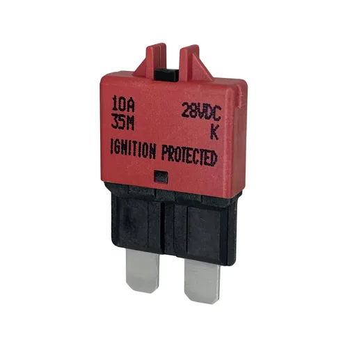 Miniatura 2 de Reset manual ATC/ATO - Fusible de disyuntor de 10 amperios para automóvil, barco, automóvil, camión, RV, audio, protección de batería Perfil bajo