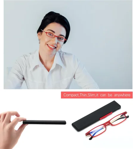Miniatura 2 de SKYOAK - Lentes de lectura plegables ultra delgados y livianos para mujeres y hombres, TR90, bloqueo de luz azul, anti UV/fatiga visual, plegables