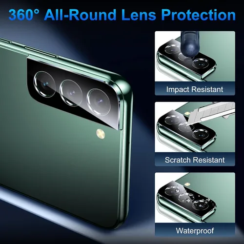 Miniatura 6 de UniqueMe Protector de pantalla de privacidad para Samsung Galaxy S22 Plus de 6.6 pulgadas, compatible con huellas dactilares ultrasónicas