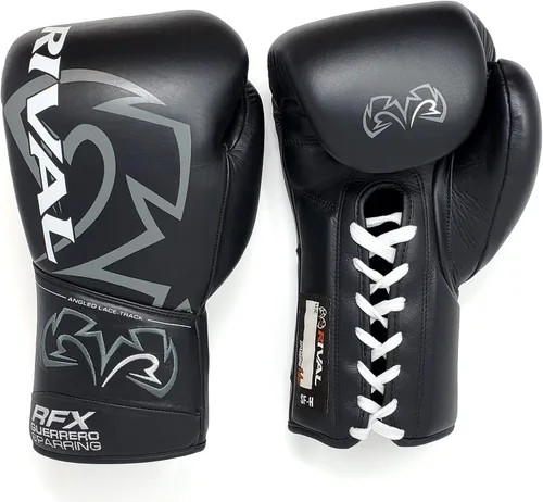 Miniatura 2 de RIVAL Boxing RFX-Guerrero SF-H - Guantes de boxeo con cordones para sparring, acolchados con crin de caballo, laminados con espuma de baja densidad