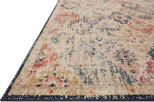 Miniatura 4 de Loloi Colección Jocelyn JOC-07 Caqui/Multi 2'-3" x 4'-0" 0.38" de Grosor Alfombra Decorativa