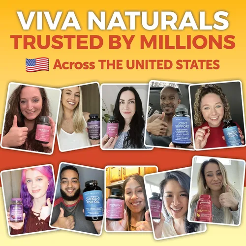 Miniatura 10 de Viva Naturals Vitamina D3 5000 UI, cápsulas blandas, 360 unidades (125 mcg), apoya la salud ósea e inmune, vitamina D de alta potencia