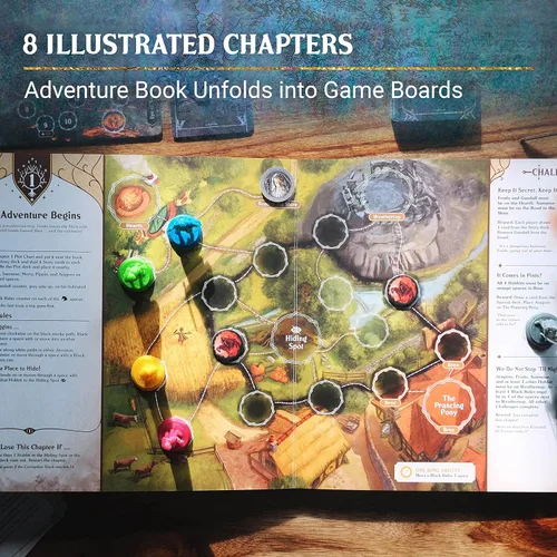 Miniatura 4 de Juego de Libro de Aventuras de El Señor de los Anillos Jugabilidad Cooperativa Inmersiva Formato Innovador de Libro por Capítulos Sistema