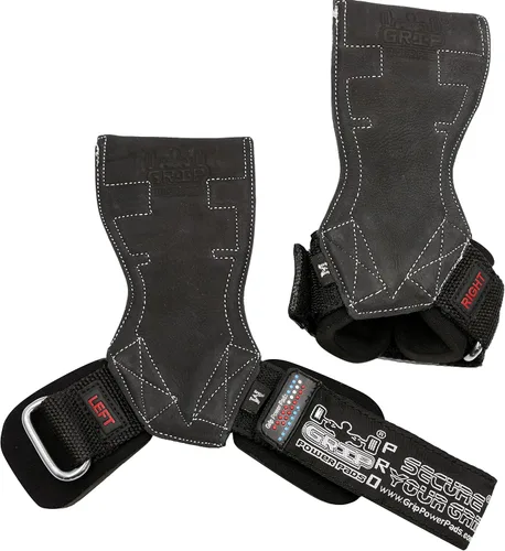 Miniatura 11 de Lifting Grips PRO Guantes de Peso de Servicio Pesado Correas de Barra de Gimnásticos Alternativa a Ganchos de Potencia Peso Muerto Muñequera Caucho