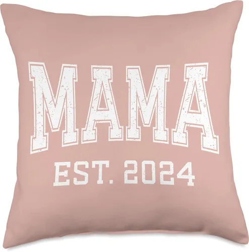 Miniatura 4 de Mama Est 2024 Custom Mom Personalized Mothers Day Customized Throw Pillow