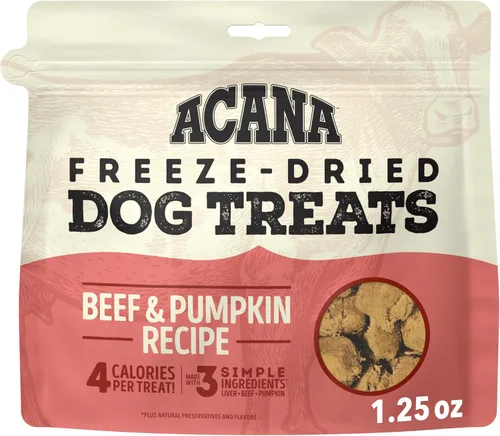 Miniatura 10 de ACANA Singles - Golosinas para perros sin granos con ingredientes limitados y receta de cordero y manzana liofilizada, bolsa de 3.25 onzas