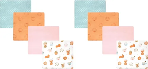 Miniatura 56 de Hudson Baby Mantas unisex de franela de algodón para bebé, calabaza, talla única