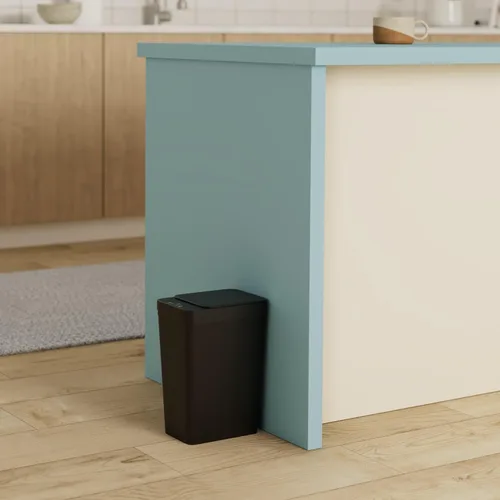 Miniatura 2 de Bote de Basura para Baño con Tapa, KOEYLE Paquete de 2 de 2.2 Galones Bote de Basura Automático sin Contacto, Bote de Basura Inteligente Pequeño