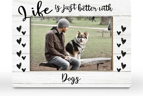 Miniatura 41 de Regalos para Amantes de Perros Marco de Fotos, Regalos para Amantes de Perros, Regalos Temáticos de Perros, Regalos de Perros para Mujeres, Marco