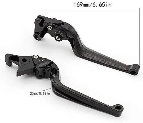 Miniatura 3 de Palancas de embrague de freno ajustables para motocicleta compatibles con FJ-09/MT-09 Tracer 15-19, FZ-09/MT-09/SR FZ-07/MT-07 14-19, XSR 900/700