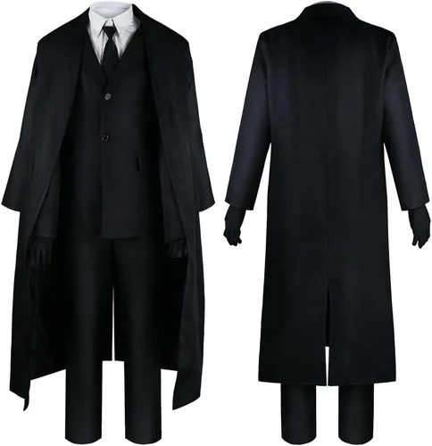 Miniatura 5 de Buyoem Dazai - Disfraz de cosplay para Halloween, Navidad, anime, Chuuya, cosplay, uniforme para adultos, hombres y mujeres Color4