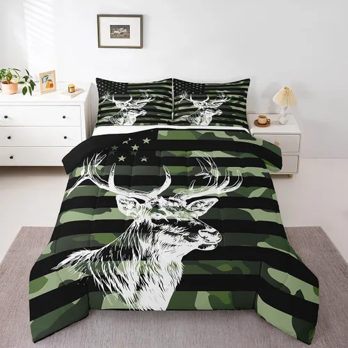 Miniatura 32 de Feelyou Juego de ropa de cama de vaca de las Highland para niños, edredón de ganado con girasol para niñas, adolescentes, juego de edredón