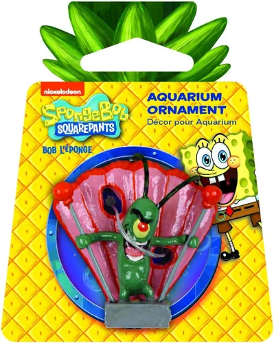 Miniatura 20 de Penn-Plax Nickelodeon Spongebob Squarepants Decoración de Resina - Autobús de Fondo de Bikini - para Acuarios y Peceras (SBR60) Naranja