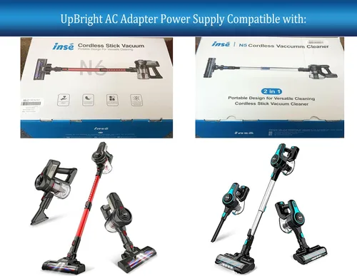 Miniatura 8 de UpBright Adaptador de 27 V CA/CC compatible con Inse N6 N6S N5 N5S V70 N6-1 US N6-2 N500 N550 N560 N570 N600 N660 N670 N650 22.2V 2.2Ah Li-ion