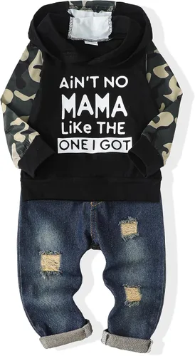 Miniatura 91 de Renotemy Ropa de bebé para niño, trajes de mezclilla, sudadera con capucha para bebés, pantalones de mezclilla, ropa para niños pequeños