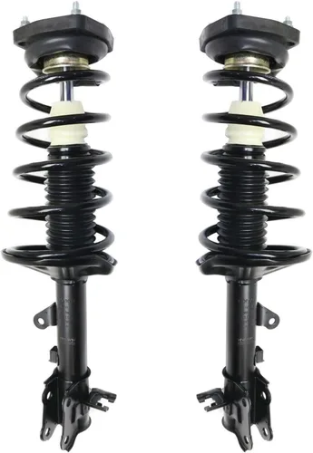 Miniatura 20 de Puntales de amortiguador de repuesto, conjunto completo delantero en pareja, compatible con Nissan Altima 2013-2018 172901/172902 Negro