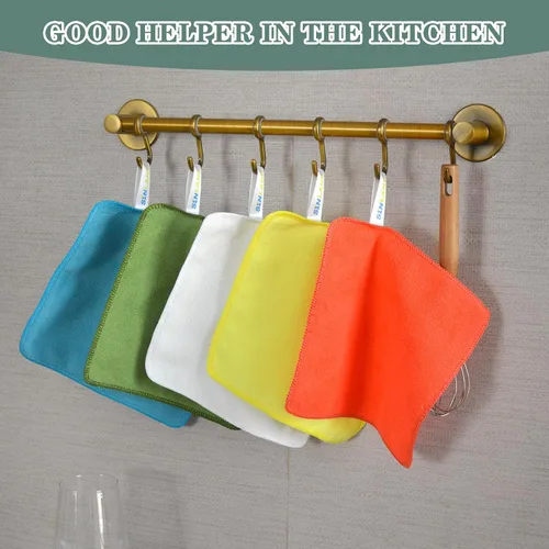 Miniatura 6 de SINLAND Paño de microfibra para lavar platos, trapos de platos, el mejor paño de cocina para lavar, paños de limpieza con lado abrasivo de polímero