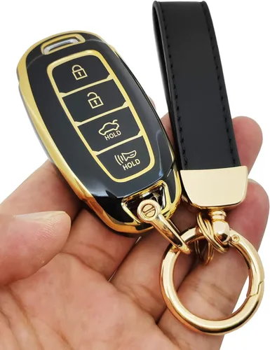 Miniatura 4 de Funda protectora de TPU suave de 360 grados para Hyundai Palisade Elantra Kona Azera Santa Grandeur IG Key Fob