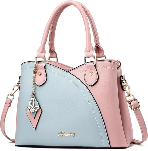 Miniatura 20 de Bolsos y carteras para mujer de DAINAOTM, bolsos estilo tote de cuero PU, cartera de señora con asa superior, bolso cruzado, bolso de hombro PU