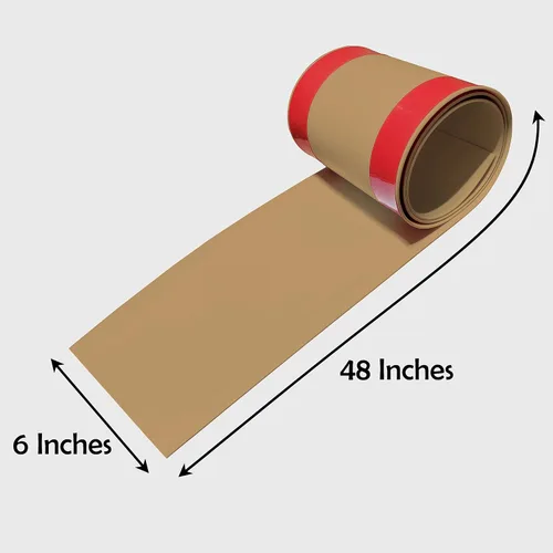 Miniatura 2 de Rubber Bond Protectores de parachoques de auto para bricolaje, 6 x 48 pulgadas, resistentes protectores de parachoques de goma autoadhesivos