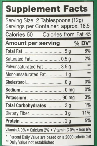 Miniatura 8 de Sanar Naturals Linaza molida Fibra, Omega 3, 6, 9, Lignans Salud digestiva y control de peso Para hornear batidos y recetas diarias Soporte