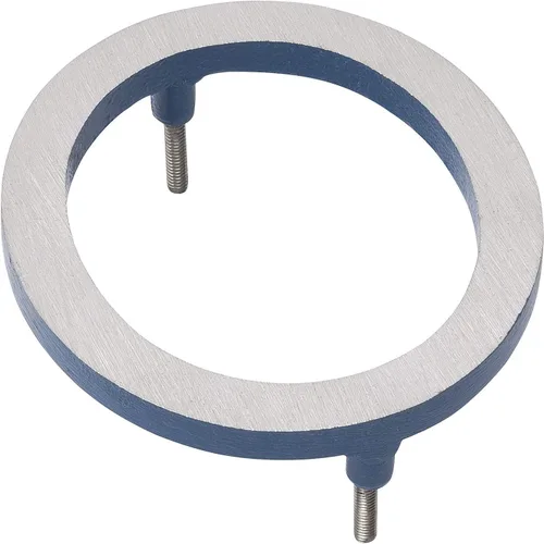Miniatura 9 de Montague Metal Products MHN-04-F-SB2-7 Números de casa de dirección flotantes modernos de aluminio cepillado sólido, 4 pulgadas, níquel satinado