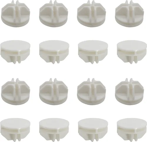Miniatura 8 de Bonsicoky 16 conectores de plástico negro, conector de cubo de rejilla de alambre para organizador modular de almacenamiento de armario y unidad