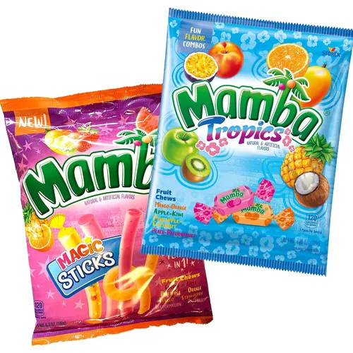 Miniatura 4 de Needzo Ultimate Mamba - Juego de regalo de dulces masticables surtidos con sabor a frutas, dulces masticables envueltos individualmente, surtido