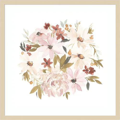 Miniatura 9 de Amanti Art Impresión artística enmarcada para pared (21 x 21) Arreglo rosa I de Amanda Cook, póster enmarcado para decoración de pared, sala