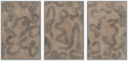 Miniatura 72 de SIGNWIN Lienzo enmarcado para pared, juego de arte dramático de cielo tormentoso, ilustraciones de paisaje nuboso Moody, arte moderno decorativo