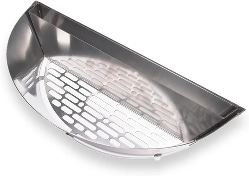Miniatura 9 de SnS Grills - Inserto original patentado de Slow 'N Sear – Cesta de carbón de acero inoxidable con depósito de agua integrado para ahumar bajo